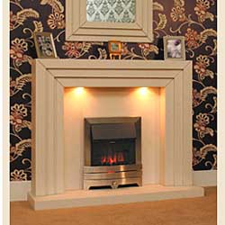 Malacrino Mantles Cube Fireplace Mantel Surround